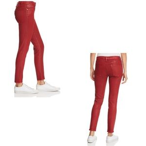 Frame Denim Jeans - Frame Le High Hunter Red Coated Skinny NWT $235 Frame Denim Jeans - Frame Le High Hunter Red Coated Skinny NWT $235